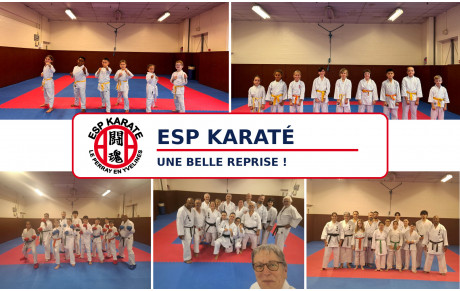 UNE BELLE REPRISE POUR LE KARATE